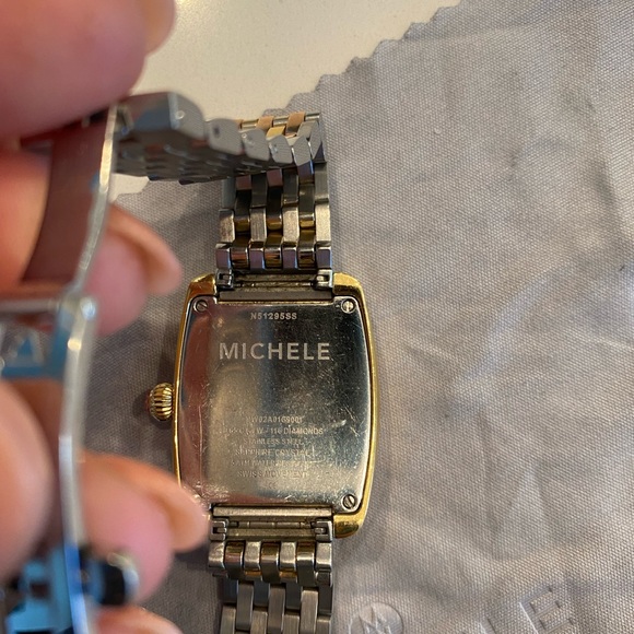 Michele diamond urban mini watch main image 6